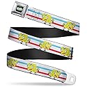 Buckle-Down Standard Seatbelt Belt Spongebob Squarepants Regular, 1.5" Wide-Fits Pant Size 24-38