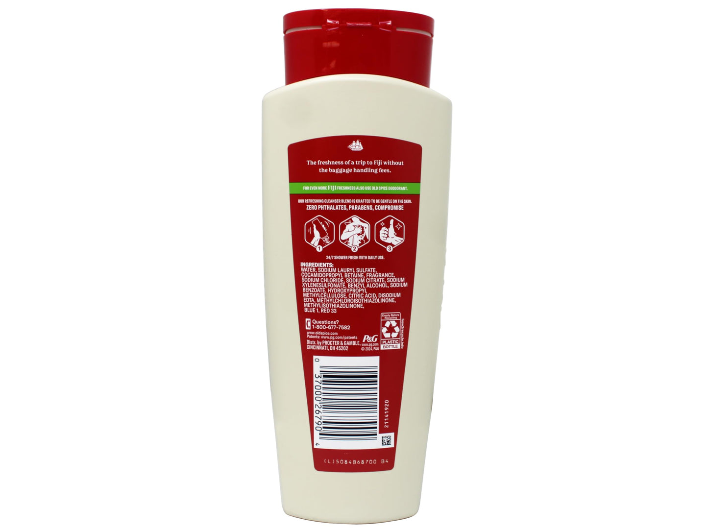 Old Spice Body Wash Fiji Scent 16 Oz (2 Pack) Beauty & Personal Care Old Spice
