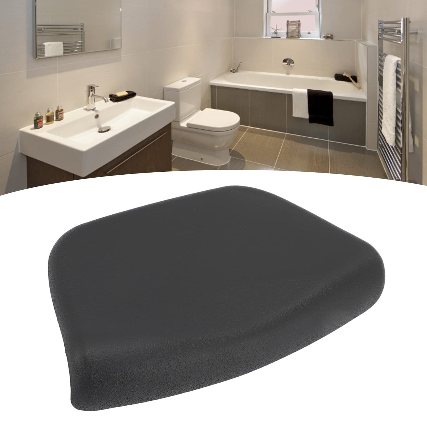 Deosdum Spa Bath Pillows, PU Leather Bathtub Pillows Neck Support Head Rest Pad with Suction Cups for Home Bathroom Bathtub Hot Tub Spa Beauty and Personal Care Deosdum