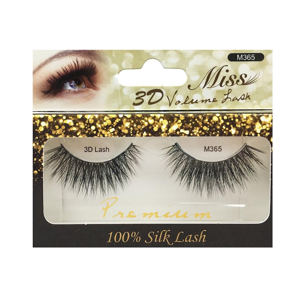 "4 Pairs" Miss Lash 100% Handmade Tapered 3D Volume lash M365
