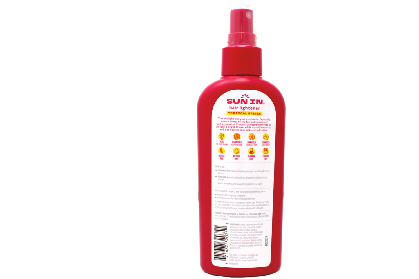 Sun-In Hair Lightener Spray, Tropical Breeze 4.70 oz (Pack of 7)