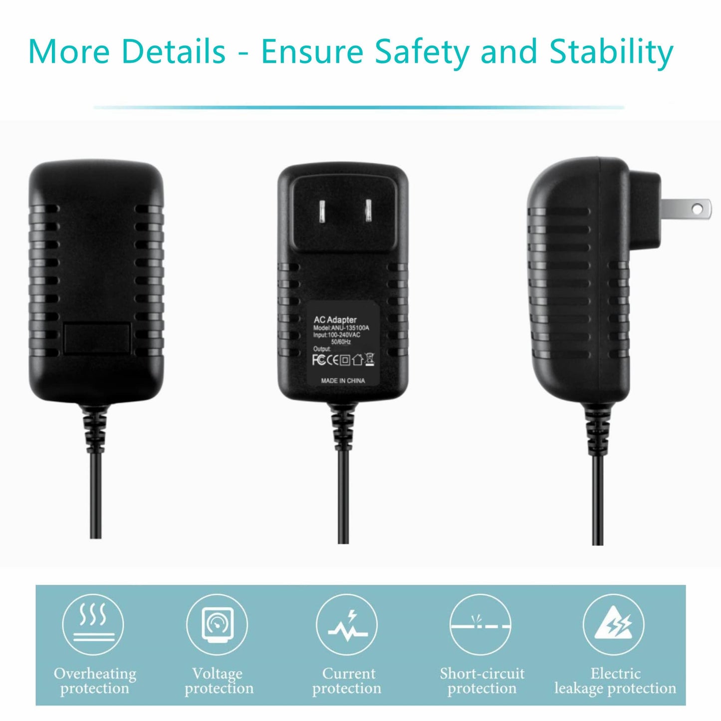 Dysead AC Adapter Charger Compatible with Wahl Groomsman Pro Rechargeable Grooming Trimmer Shaver Beauty and Personal Care Dysead