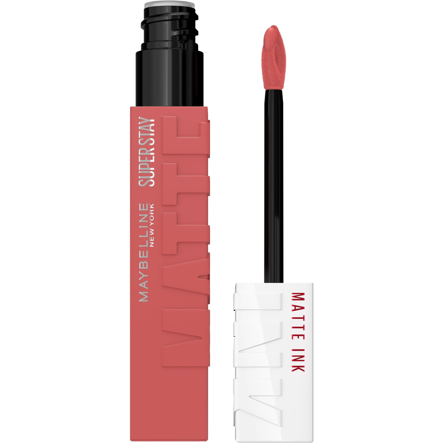 Maybelline Super Stay Matte Ink Liquid Lipstick Makeup, Long Lasting High Impact Color, Up to 16H Wear, Ringleader, Mauve Pink, 1 Count, Packaging May
