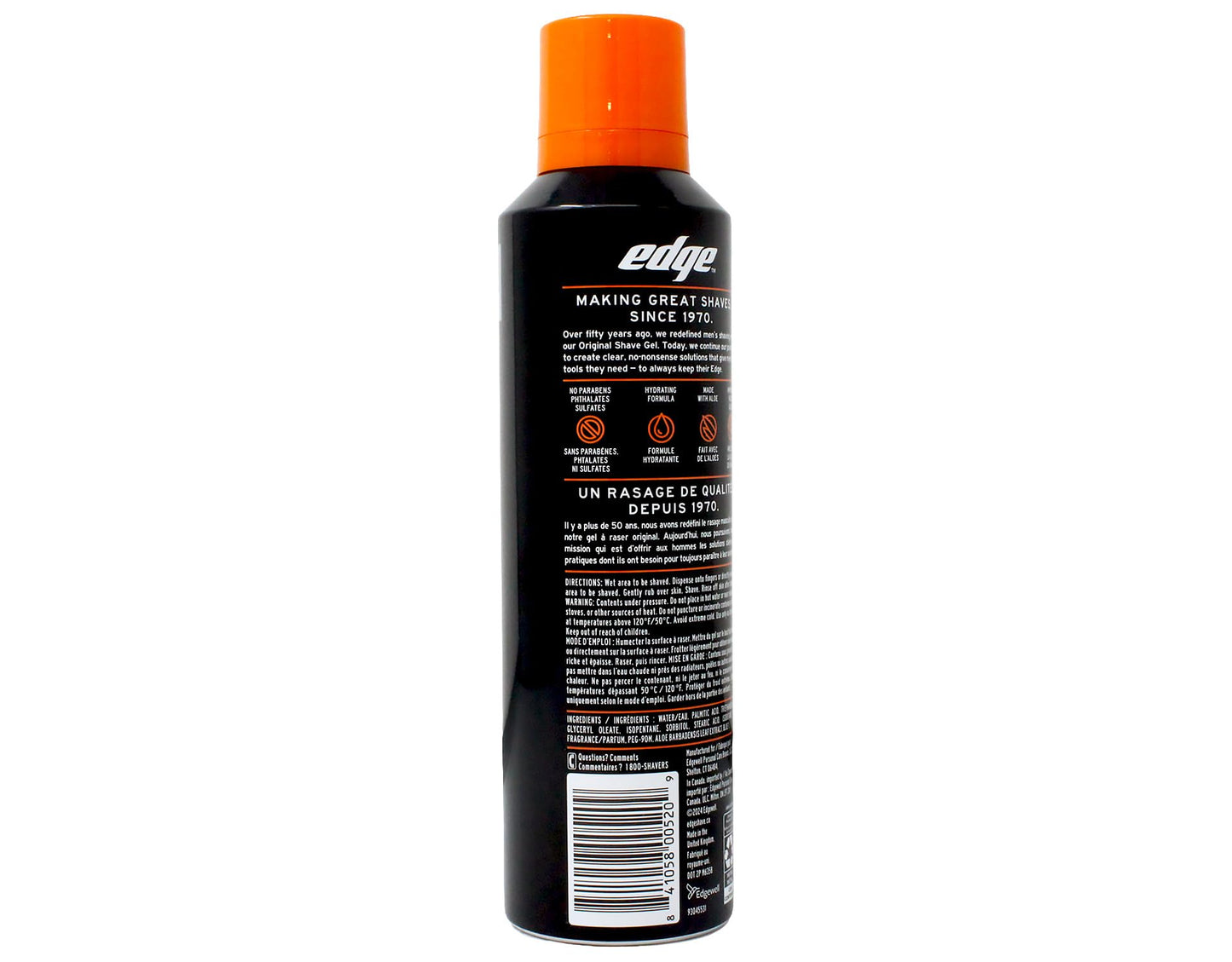 Edge Shave Gel for Men Sensitive Skin - 7 Ounce by Edge Beauty and Personal Care Edge
