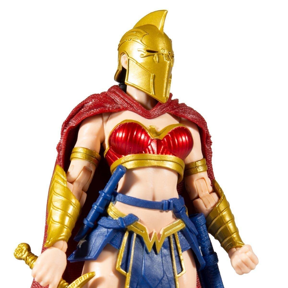 DC Multiverse 7 Inch Action Figure Comic Series - Wonder Woman with Helmet of Fate