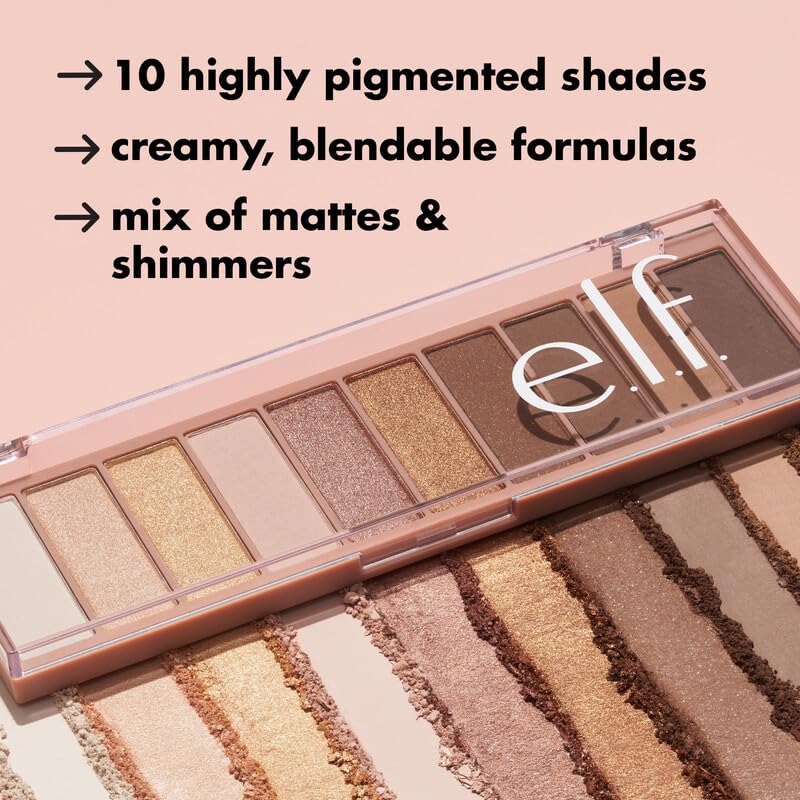 e.l.f. Everyday Smoky Eyeshadow Palette with 10 Shades