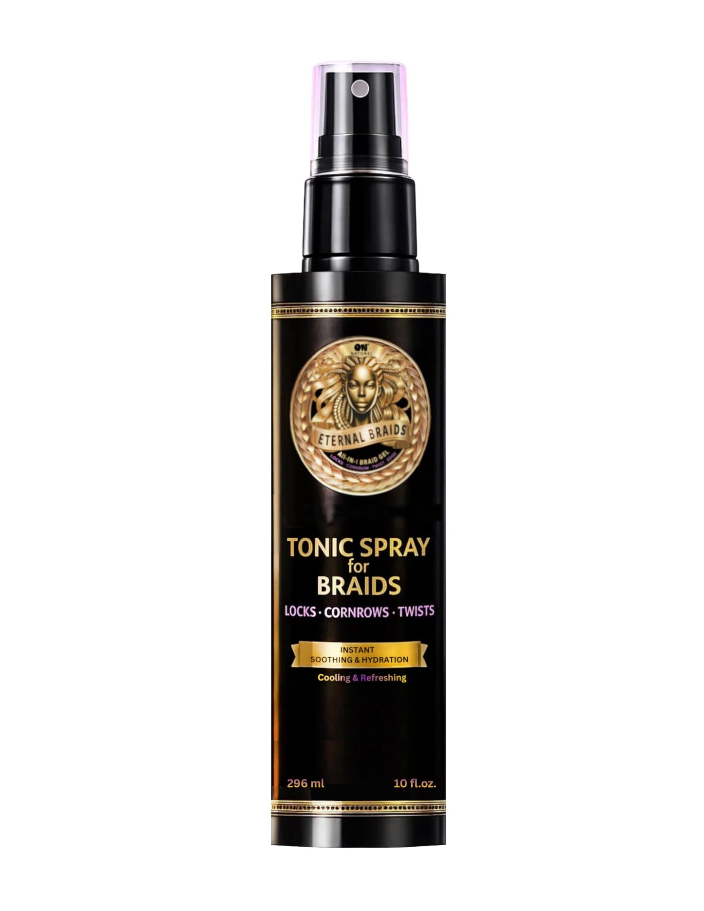 On Natural braid gel, Eternal Braids Tonic Spray