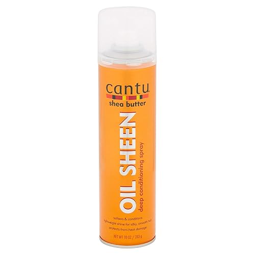 Cantu Shea Butter Oil Sheen Deep Conditioning Spray 10 Ounce (Pack of 3)