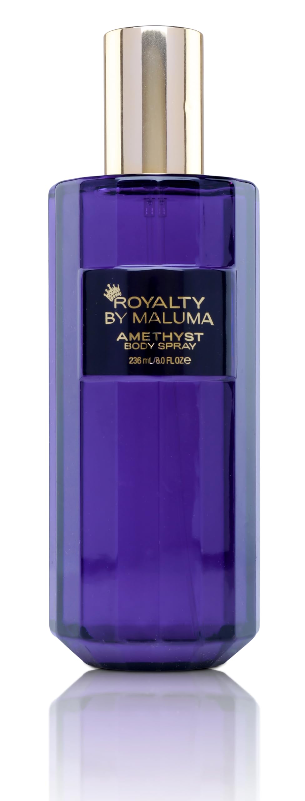 Royalty by Maluma Amethyst Body Spray, 8 oz - Luxurious Body Spray for Women - Perfume for Women with Fruity Floral Scent - Top Notes of Tangerine