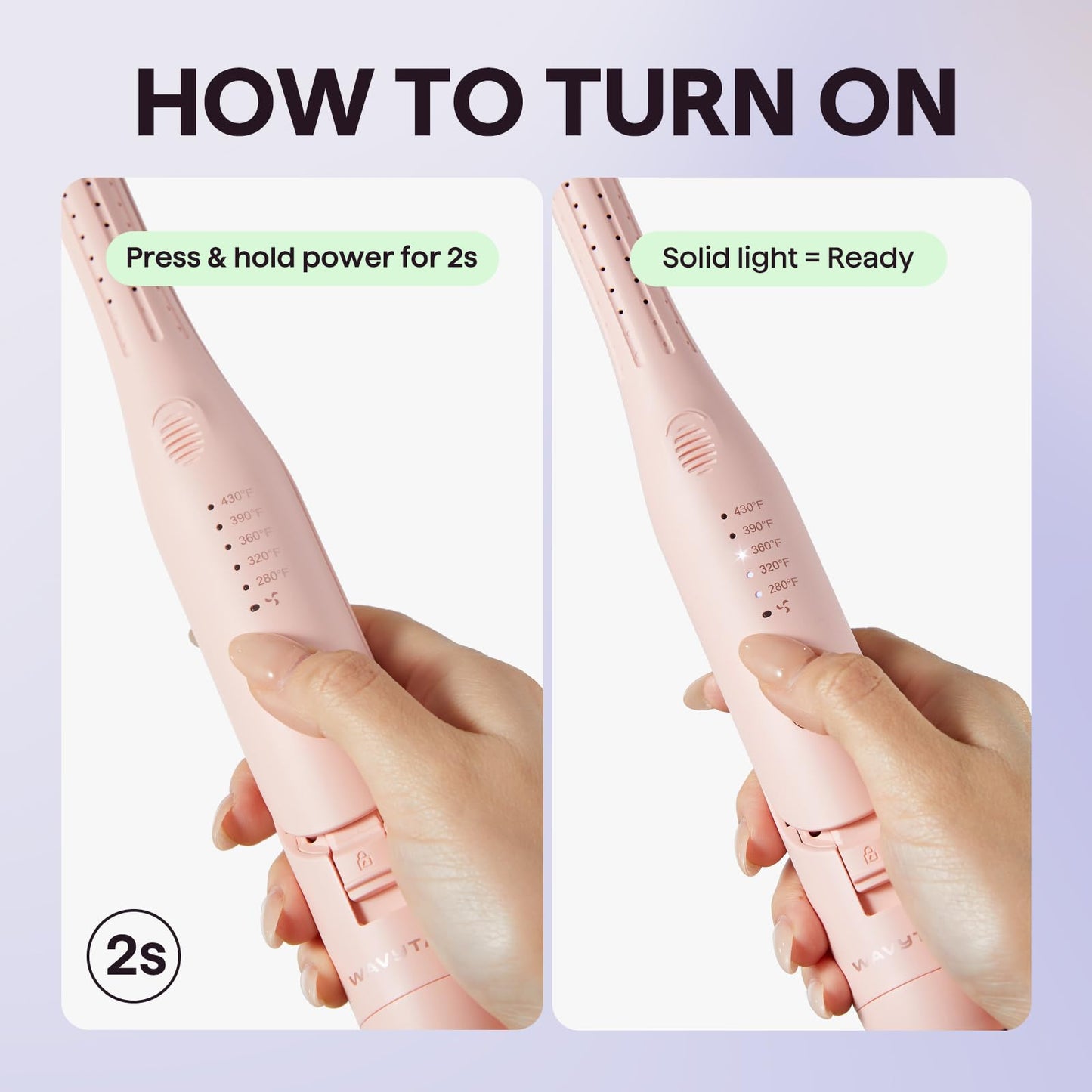Wavytalk 0.65" Pencil Flat Iron, Cool Curl Pencil, Small Airflow Styler and Straightener for Short Hair, Pixie Cut and Edges, Curling Iron for Short Beauty and Personal Care wavytalk
