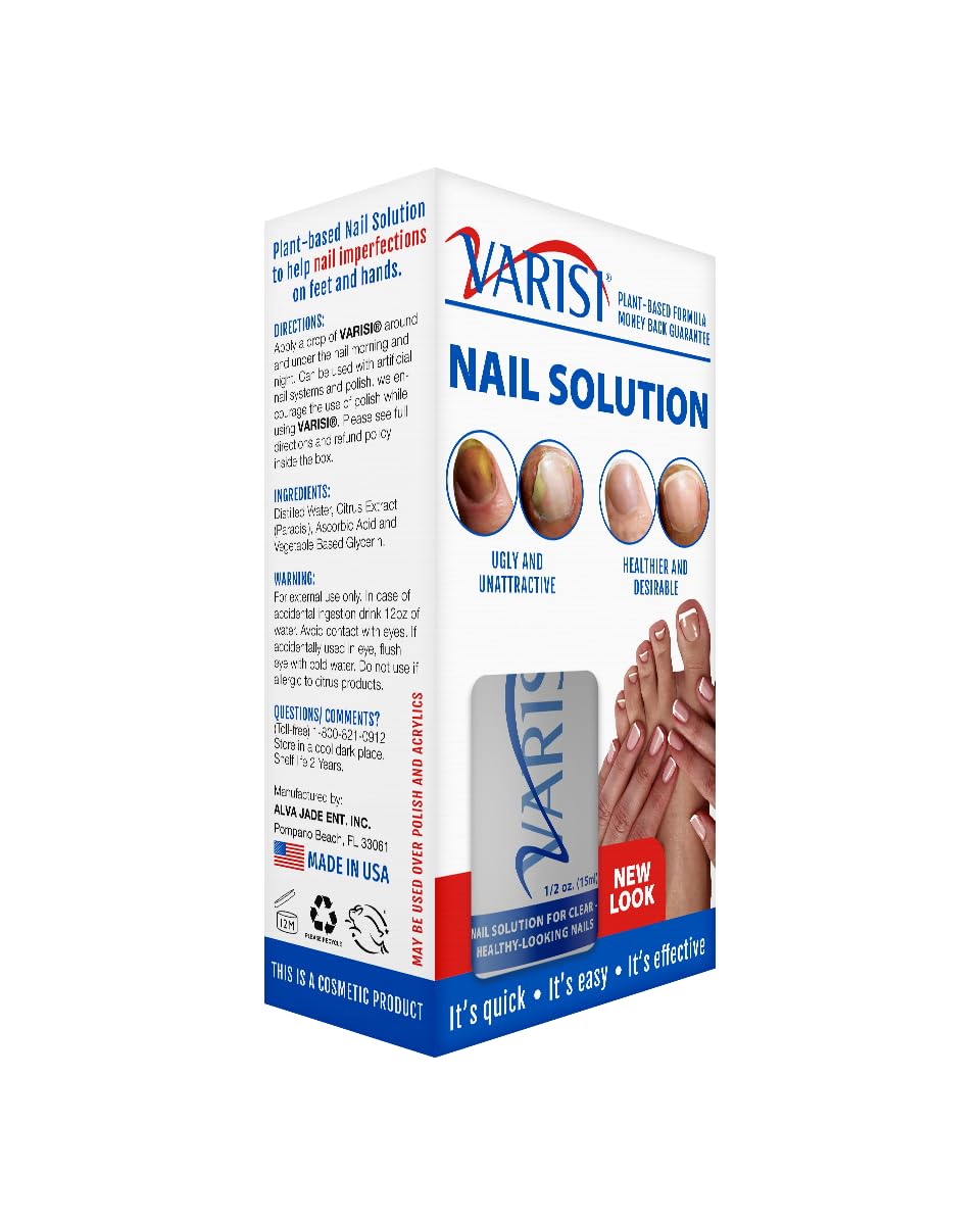Varisi Nail Formula - Stronger Nails Treatment & Restore Problem Nails - US Made