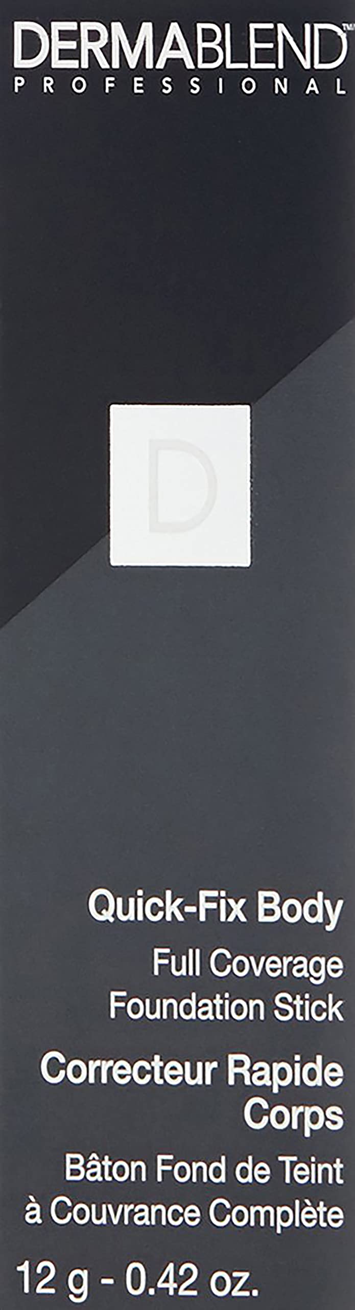 Dermablend Quick-Fix Body Makeup Full Coverage Foundation Stick, 50C Honey , 0.42 Ounce (Pack of 1)