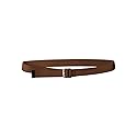 KAVU Beber Belt 1 1/2 Inch Polyester Elastic Adjustable Waist With Buckle - Made in America-Tobacco-M