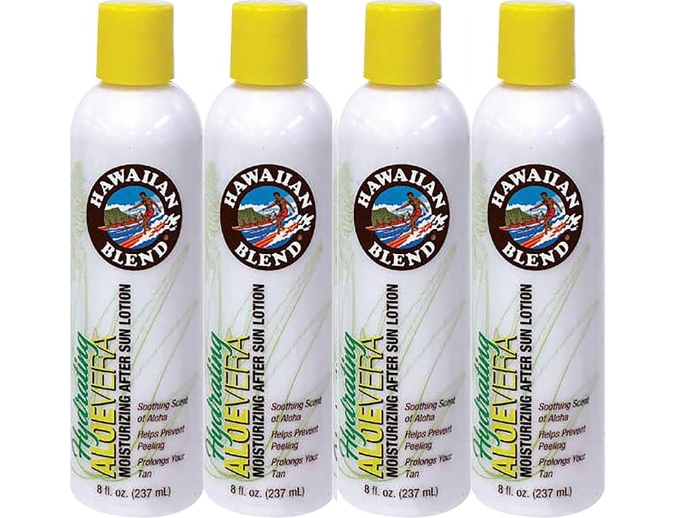 Hawaiian Blend Aloe After Sun Lotion 4 Pack 8 Oz. Each