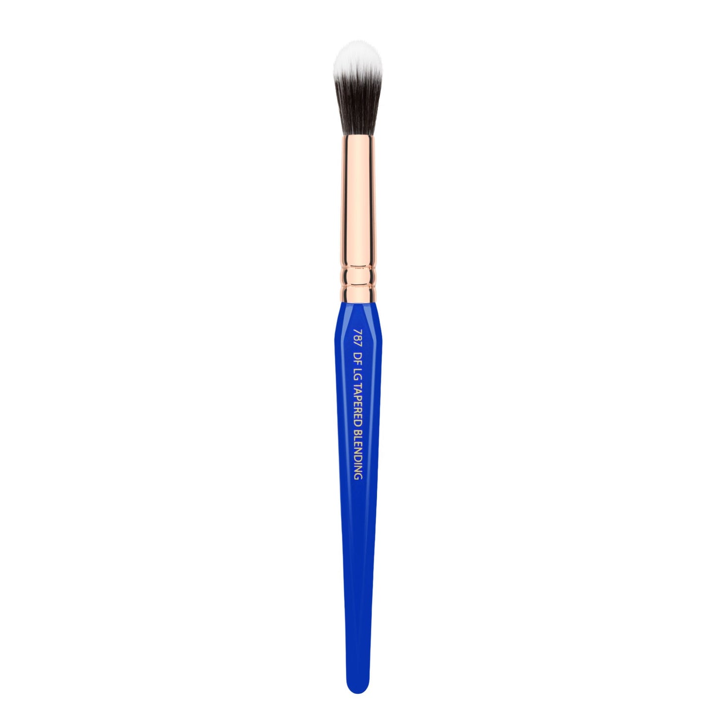 Bdellium Tools Professional Makeup Brush - Golden Triangle Series 787 Duet Fibre Large Tapered Blending - With All Vegan and Soft Synthetic Fibers