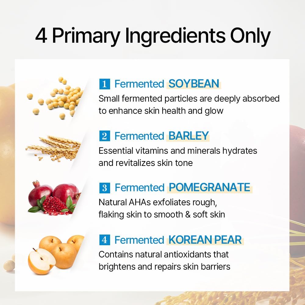 mixsoon Bean Essence Korean Skin Care, Gentle AHA Exfoliating Essence for Glass Skin Glow, Hydrating Face Serum with Fermented Bean, Smooth Skin, 50ml Beauty and Personal Care mixsoon