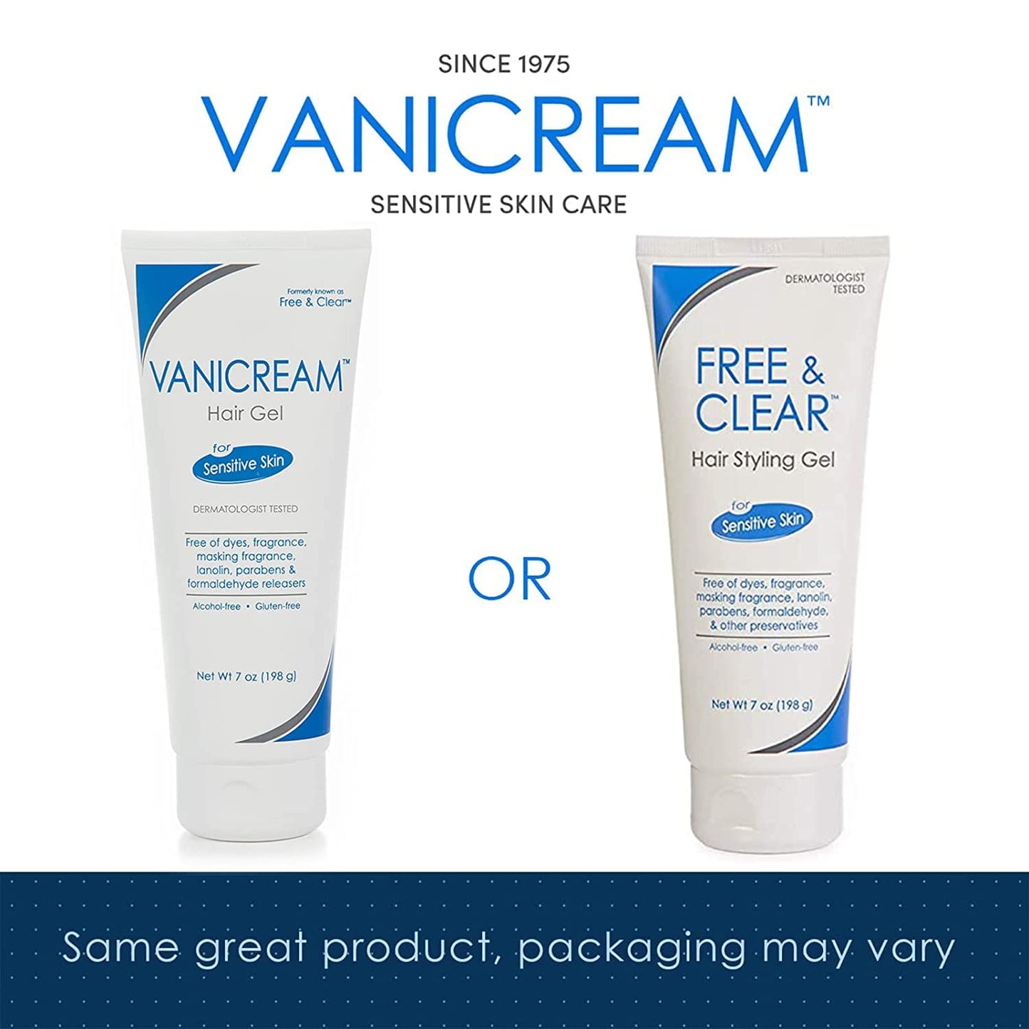 Free & Clear Hair Styling Gel 7 oz (Pack of 5)