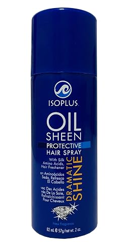 Isoplus Oil Sheen Hairspray Regular 2 Oz,Pack of 3
