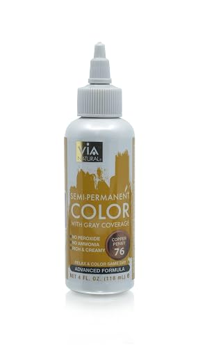 Via Natural Semi-Permanent Hair Color, 4oz - Copper Penny #76
