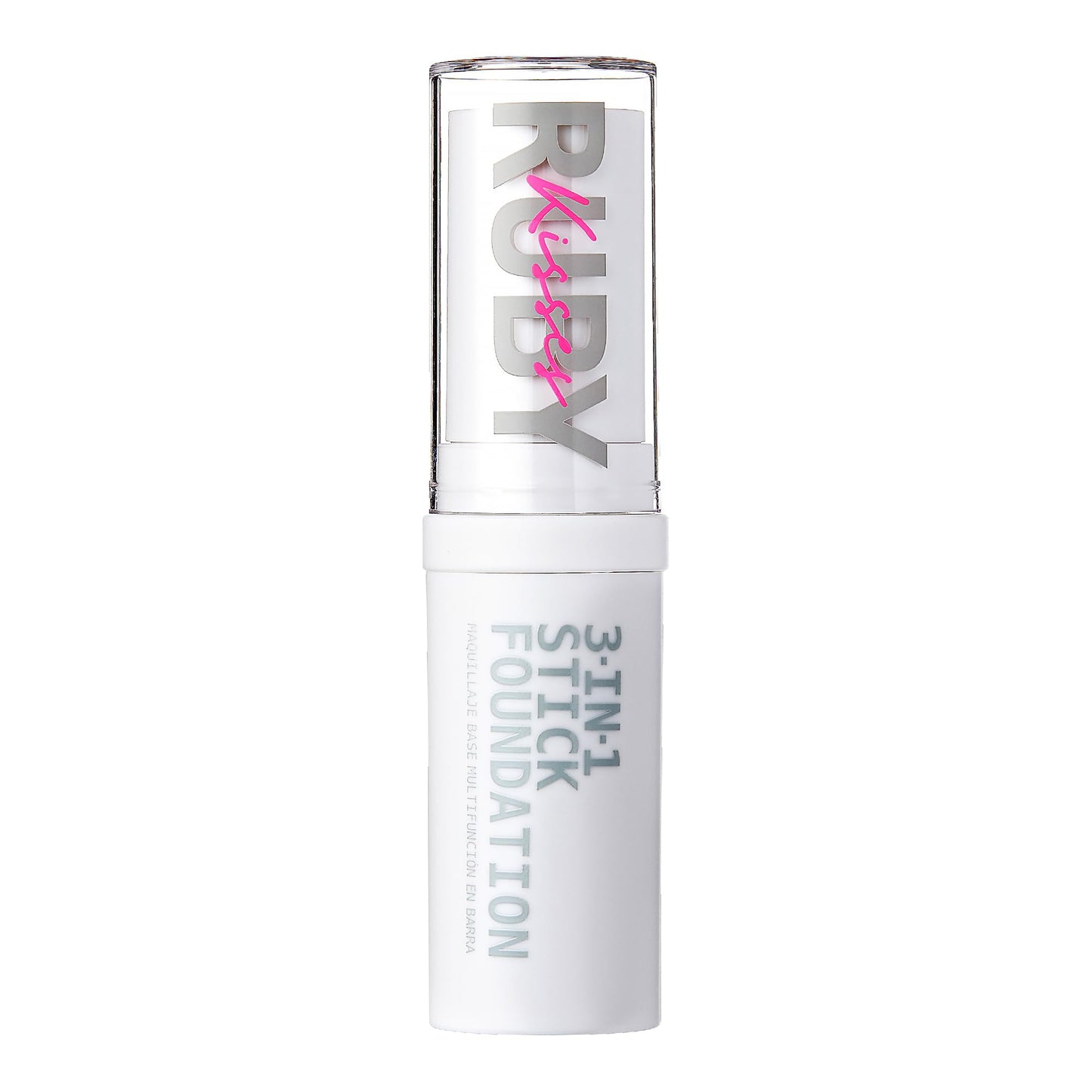 Ruby Kisses Natural Full Coverage 3-In-1 Stick Foundation, Easy to Apply, Hydrating, Lightweight, Long Lasting, Concealer and Contour Stick for Face Makeup (Ivory)