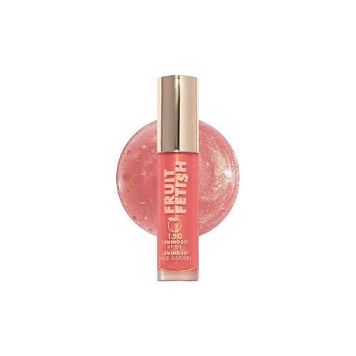 Milani Fruit Fetish Lip Oil, Tinted Lip Gloss & Hydrating Lip Oil Treatment, Moisturizing Non Sticky Clear Shine, High Shine Lip Balm for Dry Lips