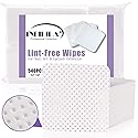 NXJ INFILILA Lint Free Nail Wipes, 540PCS Non-Woven Fabric Dry Nail Prep Wipes, Super Absorbent Nail Polish Remover Wipes Lash Extensions Glue Nail