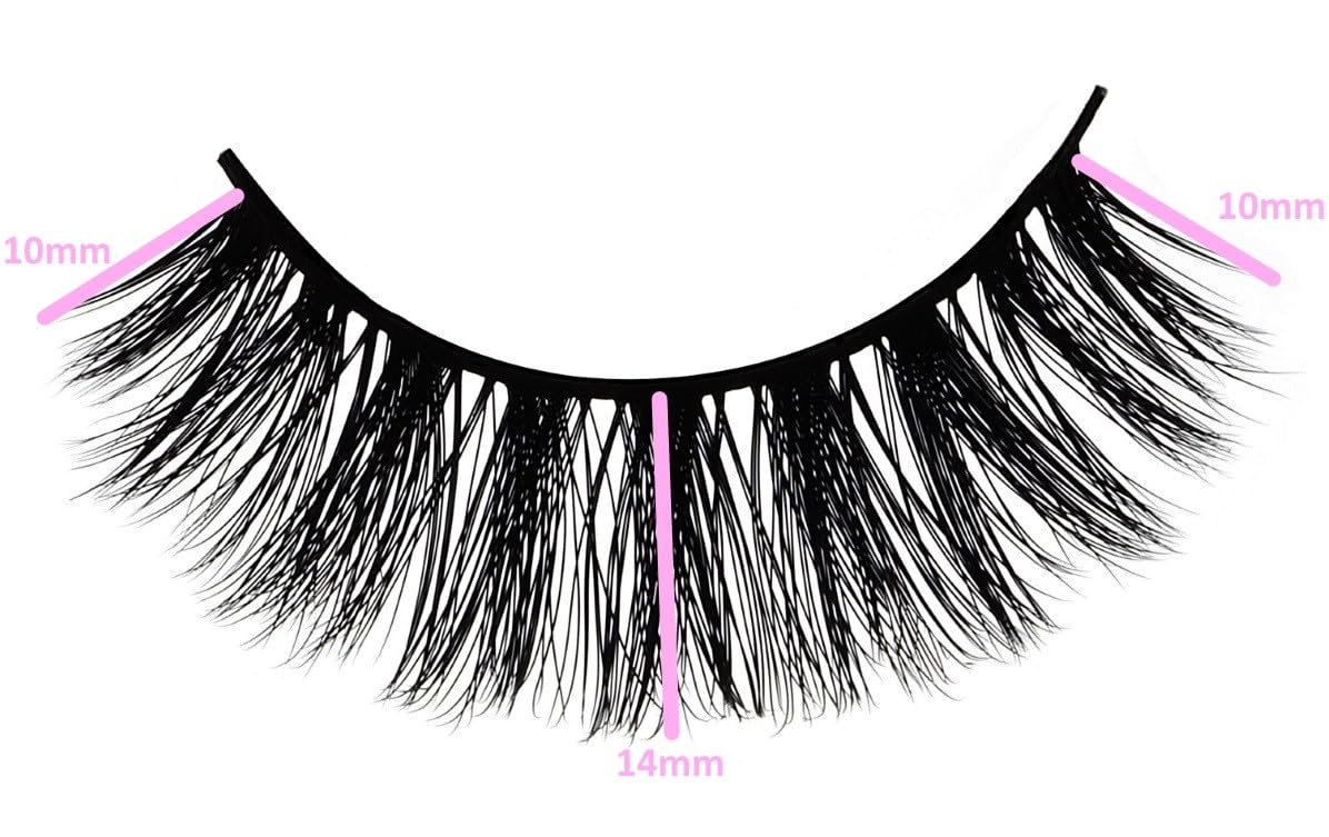 Icona Lashes False Eyelashes Pack - Fake Eyelashes Extensions - Soft, Fluffy Falsies with Tapered Ends & Professional-Grade Band - Handmade, Vegan