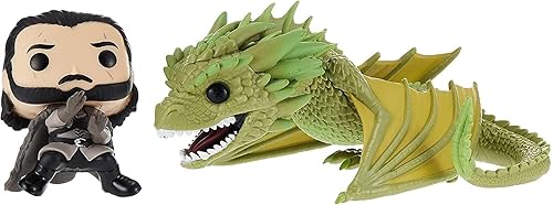 Funko Pop! Rides TV: Game of Thrones - Jon Snow with Rhaegal, Multicolor