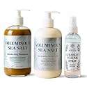Nature Skin Shop Voluminous Hair System, 3-Piece Shampoo, Conditioner & OceanLift Spray Set for Instant Volume & Body, Thickening for Fine, Flat