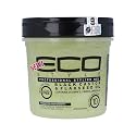 Ecoco Eco Style Gel - Black Castor Flaxseed Oil - Long Lasting Shine - Nourishes And Repairs Damaged Hair - Promotes Healthy Scalp - Provides Superior