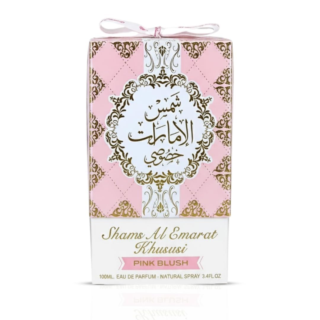 Ard Al Zaafaran Pink Blush Shams Al Emarat Khususi Eau de Parfum Spray 100ml (3.4 oz) Beauty and Personal Care Ard Al Zaafaran