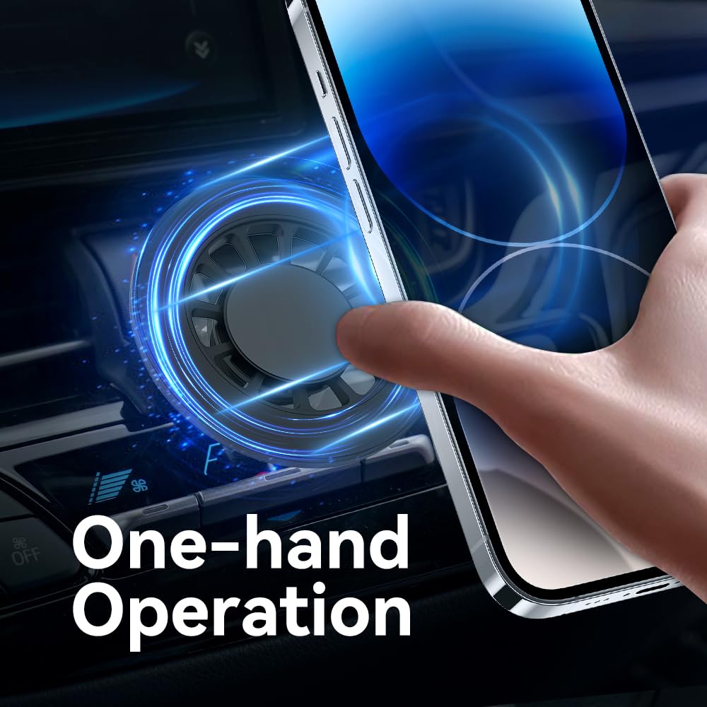 Zchan Car Phone Holder fit for Toyota C-HR 2024-2017,Air Vent Phone Mount fit for C-HR 【Strong Magnetic】,Custom fit Magnetic Phone Holder Compatible…