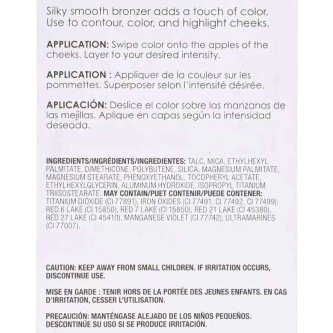 L.A Colors Powder Bronzer with Applicator, C62243 baked, 0.13 Oz