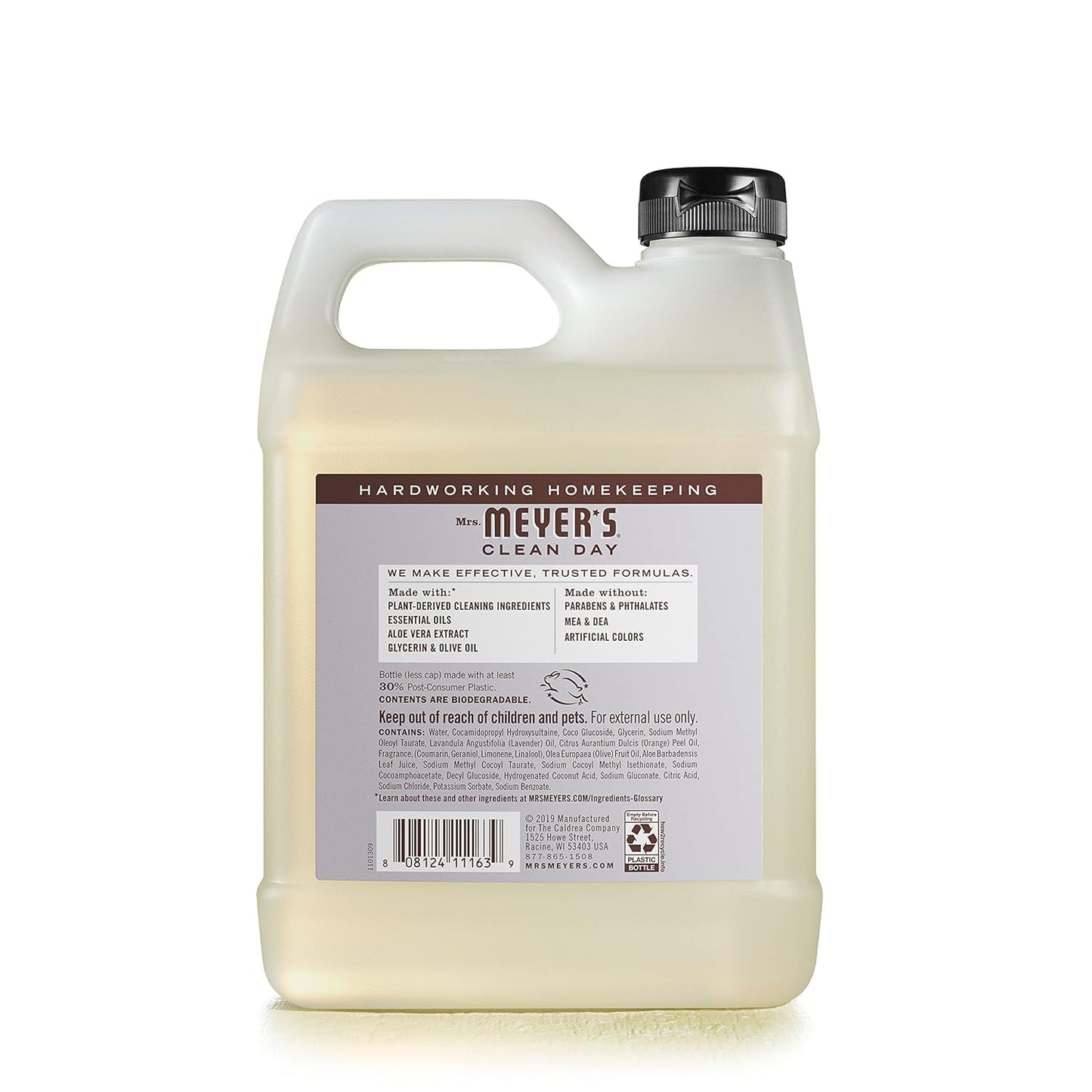 Mrs. Meyers Lavender Liquid Hand Soap Refill, 33 Oz, (Pack of 3)