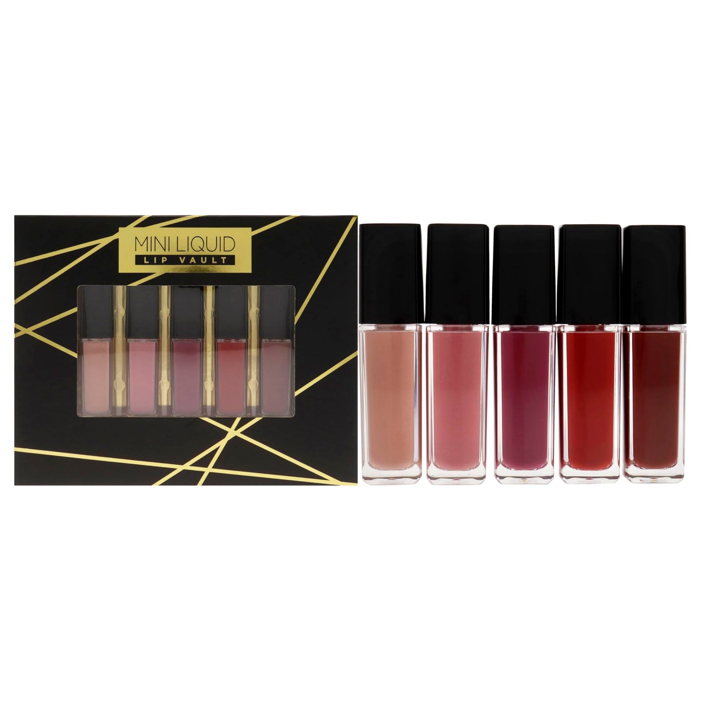 Reaction Retail Mini Liquid Lip Vault 5 x 0.19 oz Lipstick