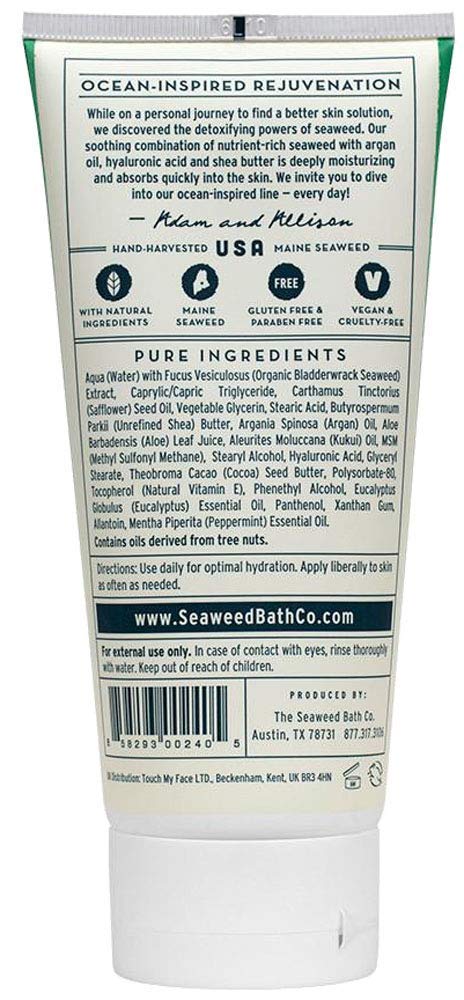 Seaweed Bath Co Eucalyptus Peppermint Hydrate Body Cream, 6 FZ