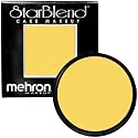Mehron Makeup StarBlend Cake Makeup | Wet/Dry Pressed Powder | Powder Foundation | Yellow Face Paint & Body Paint 2 oz (56g)