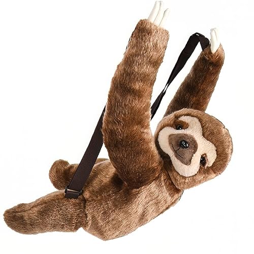 Plush Animal Childrens Travel and Adventure Backpack Bag - Sloth