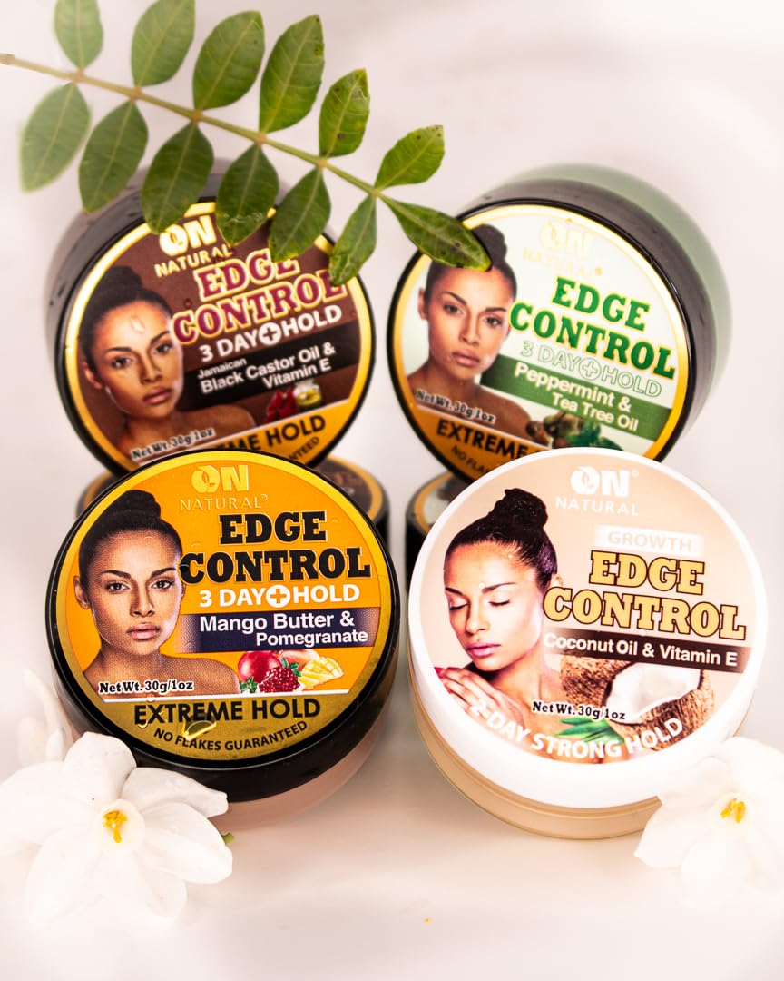 On Natural Edge Control Extreme Hold-Mango Butter and Pomegranate (3.4oz)