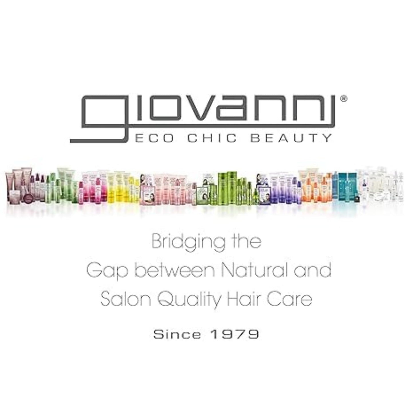 GIOVANNI ECO CHIC Frizz Be Gone - Super Smoothing Anti-Frizz Hair Serum, Adds Shine, Seals in Color, Infused with Natural Botanical Ingredients
