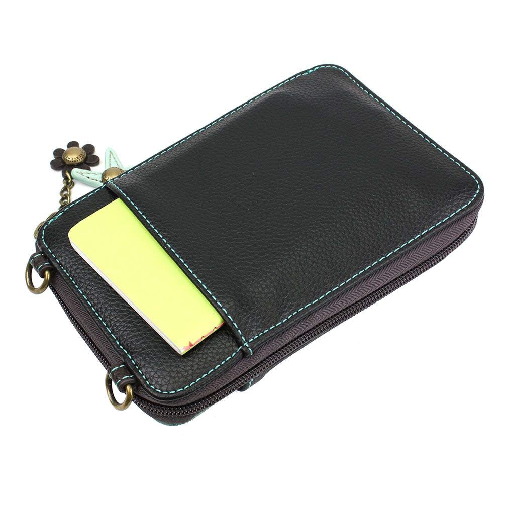 Chala Sea Turtle Wallet Crossbody Handbag - Convertable Strap, 5.25"W x 7.5"H x 1.5"D