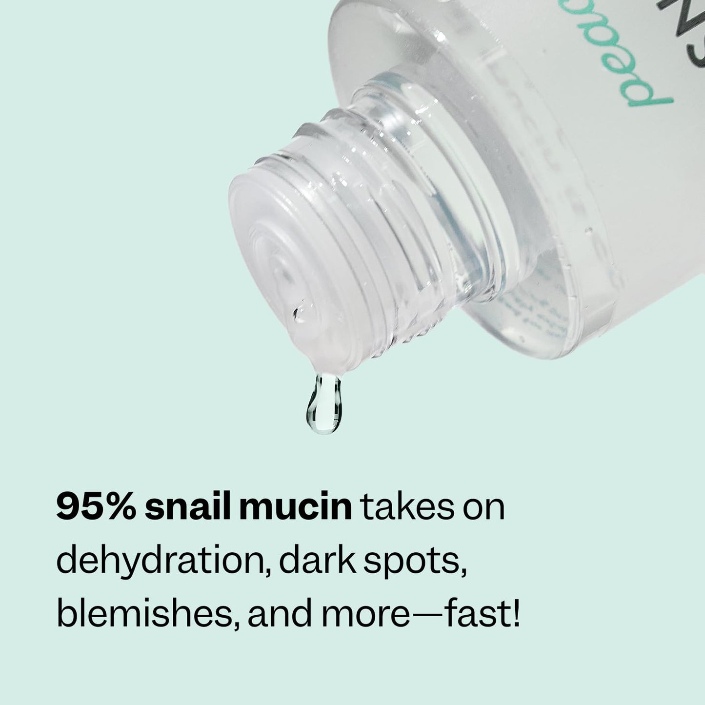 Peach Slices Snail Rescue Toner 4.05 oz – 95% Snail Mucin, CICA & Hyaluronic Acid | Hydrating, Pore-Clearing, Non-Comedogenic, Cruelty-Free K-Beauty