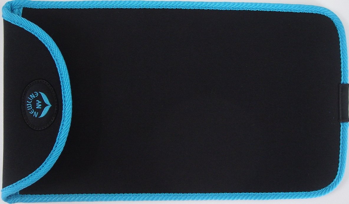 NewlineNY Travel Protection Sleeve for 700 Series Mini Bathroom Scale, NY-MSS101-BBL Black with Blue Edges (Case only, No Scale)