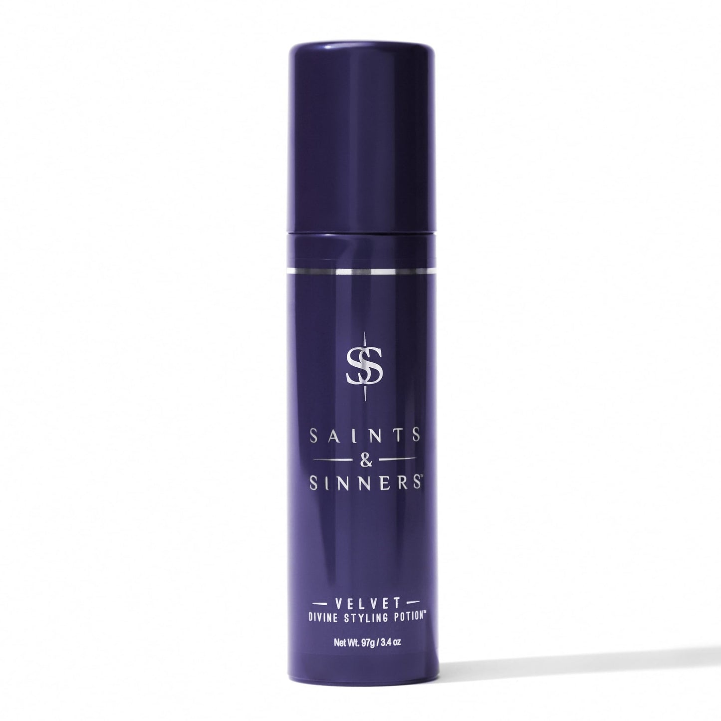 Saints & Sinners Award Winning Velvet Divine Hair Styling Potion, Thermal Protectant, Shine & Defrizzes Hair, Moisturizing Anti-Frizz Hair Cream