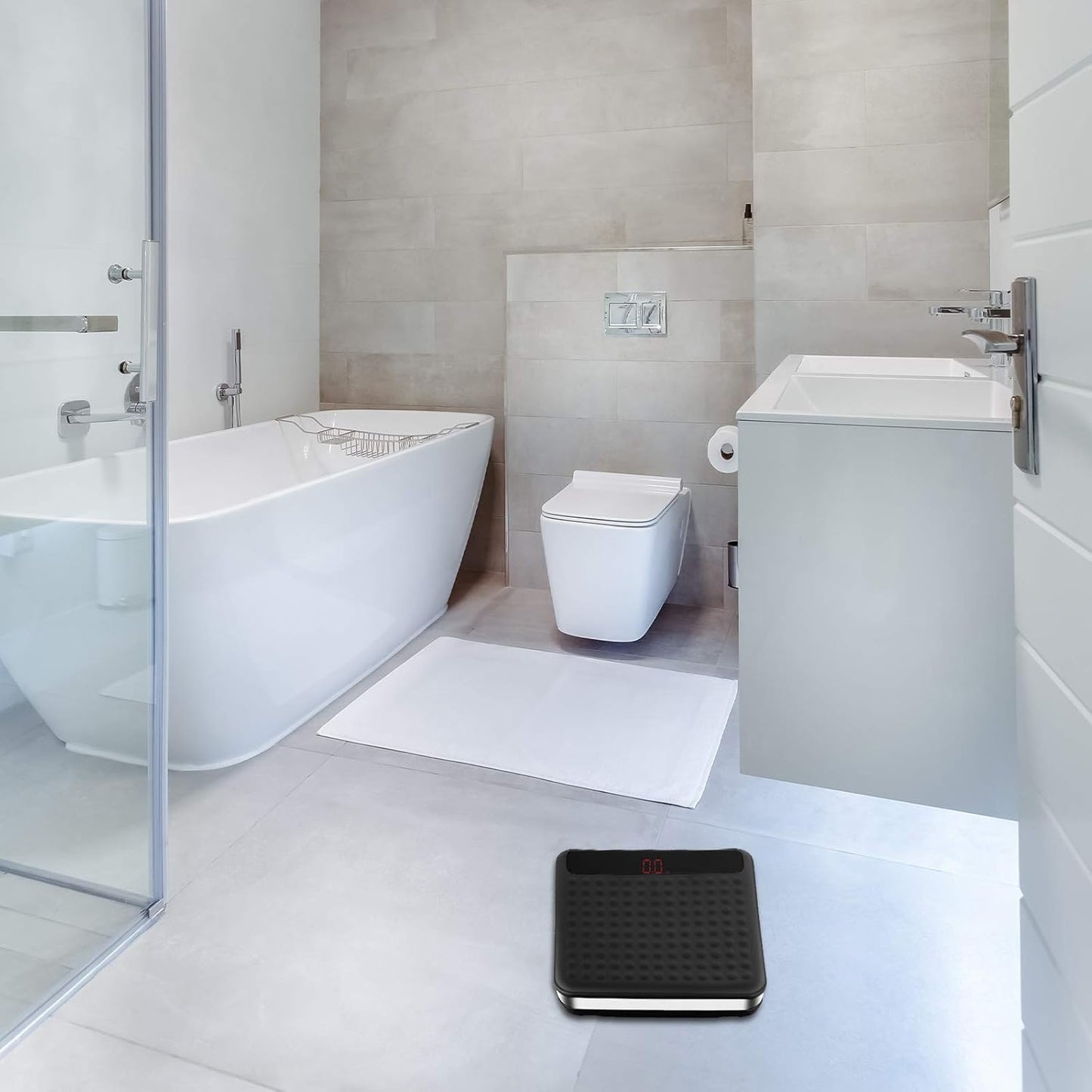 Uten Digital Body Weight Bathroom Scale, High Precision Measurements Scales with Step-On Technology, Large Non Slip Silicone Platform and LCD Digital…