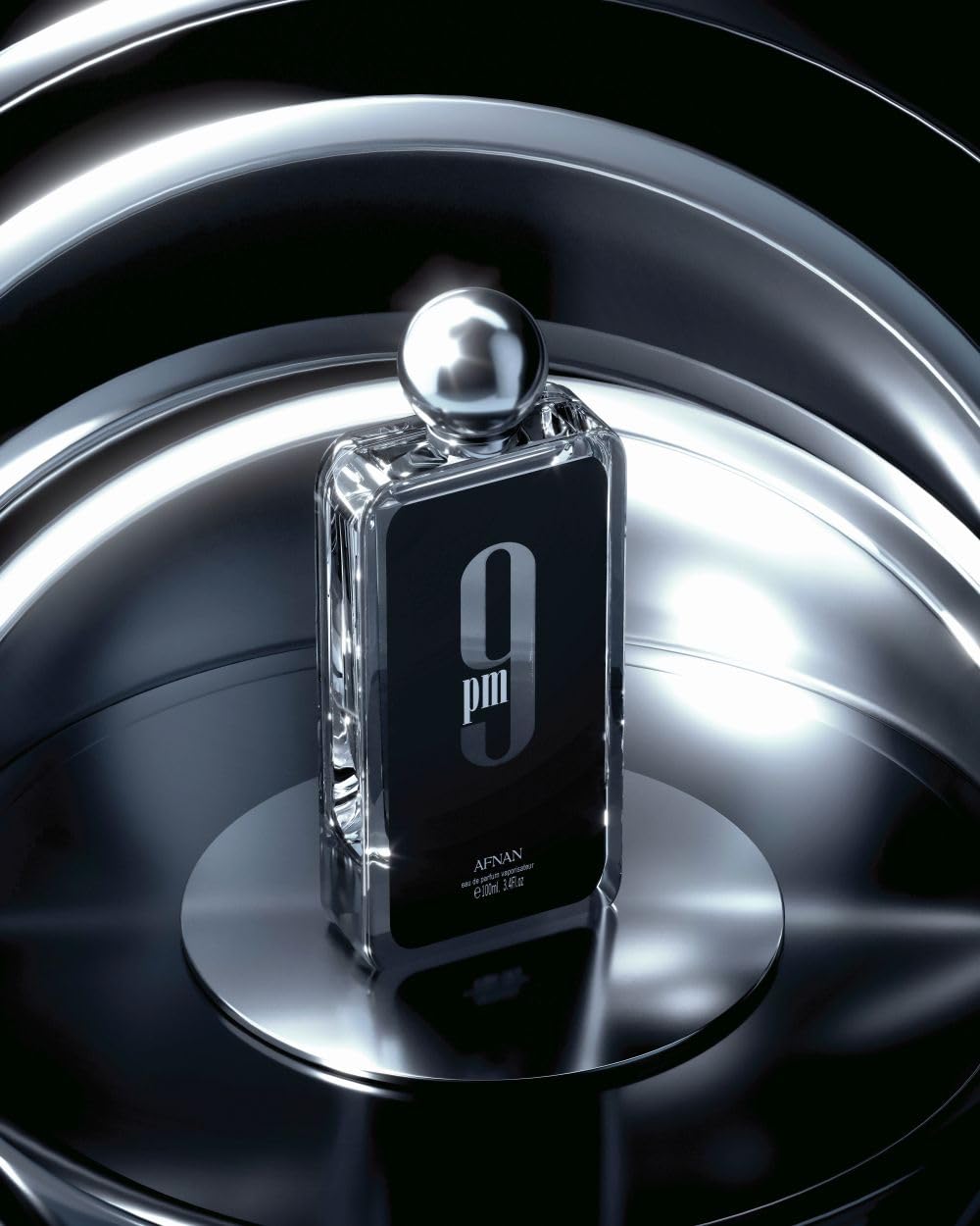 Afnan 9 PM For Men Eau De Parfum, 3.4 Fl. Oz Beauty and Personal Care Afnan