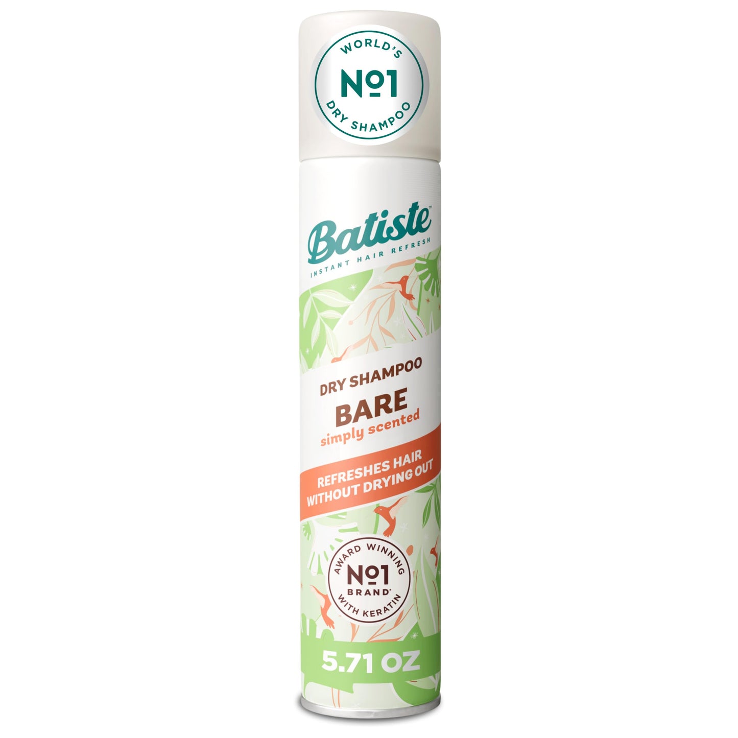 Batiste Dry Shampoo, Bare Fragrance, 5.71 Oz Beauty and Personal Care Batiste Default Title