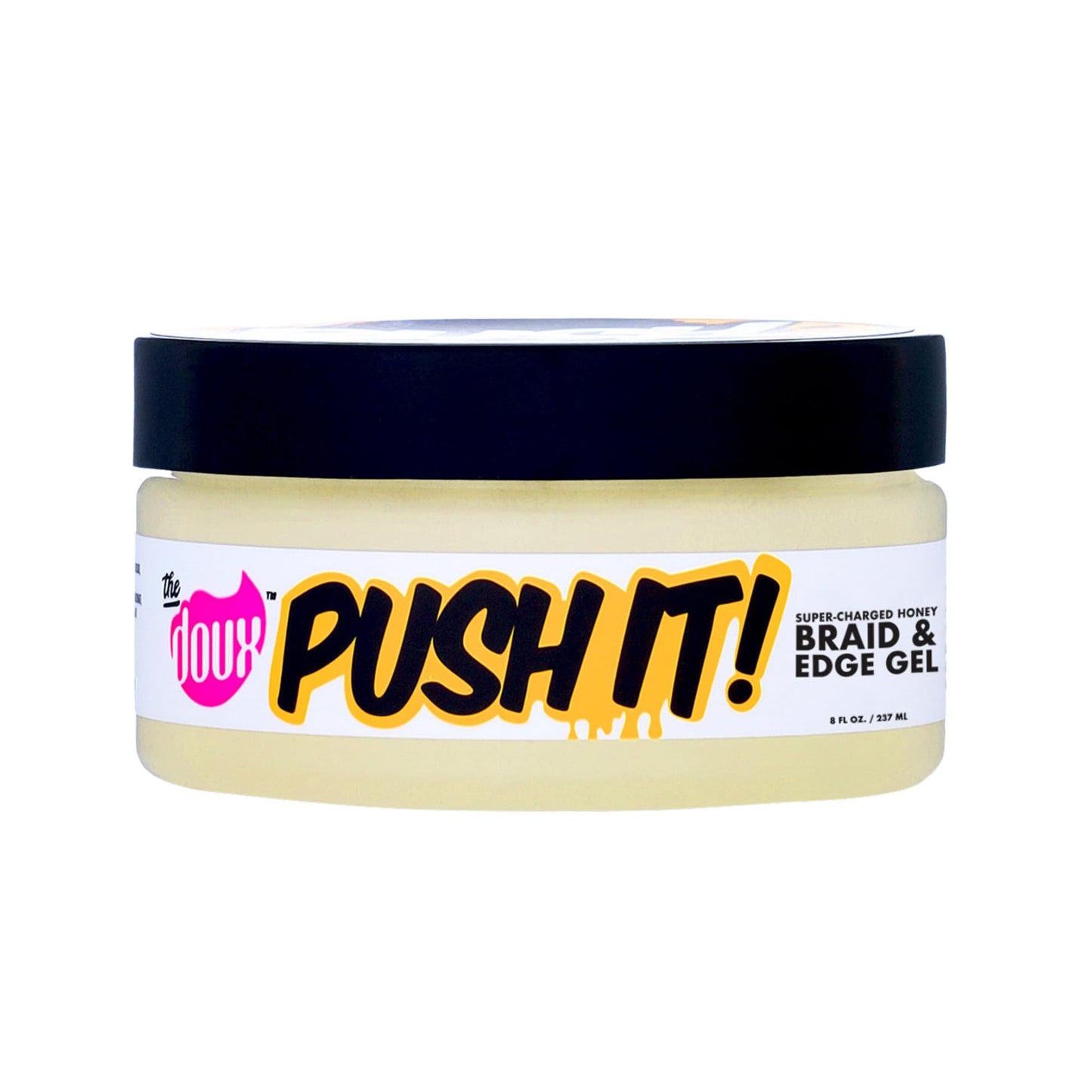 The Doux Push It! Braid & Edge Gel 8.0 Fl Oz (Pack of 1), Gold
