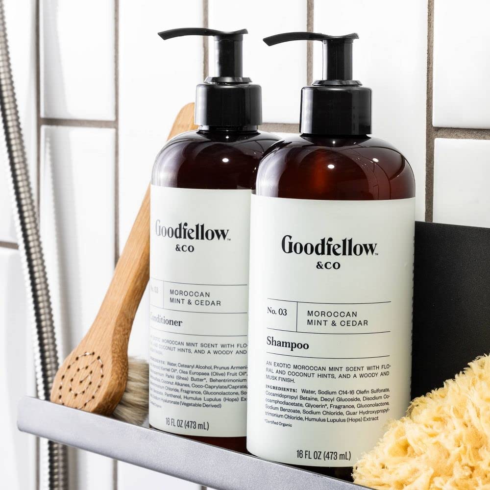 Goodfellow & Co - No. 03 Moroccan Mint & Cedar Shampoo & Conditioner 16 fl oz ea - Set of 2