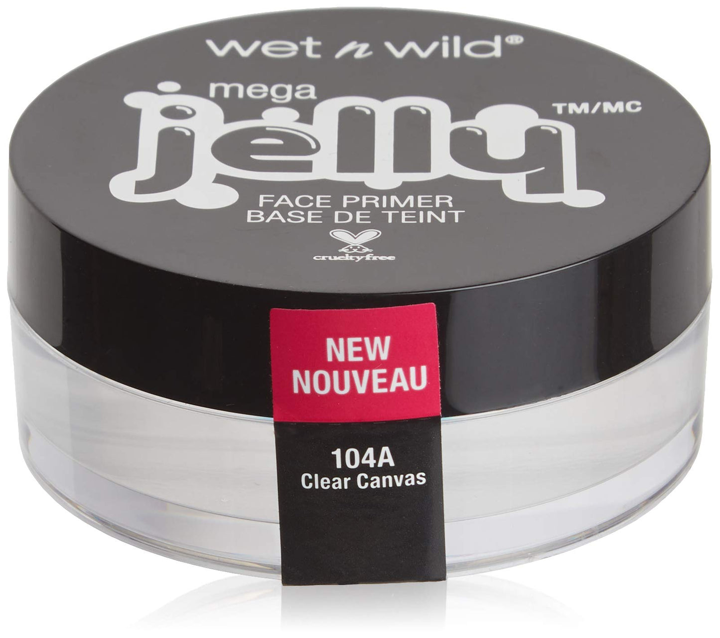 wet n wild Mega Jelly Jelly Face Primer, Clear Canvas 104A, 1.05 oz
